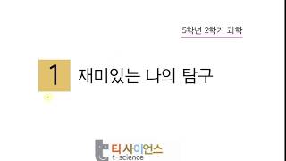[초등과학 5-2 무료강의]  1. 재미있는 나의 탐구 ① 탐구 문제를 정해 볼까요?