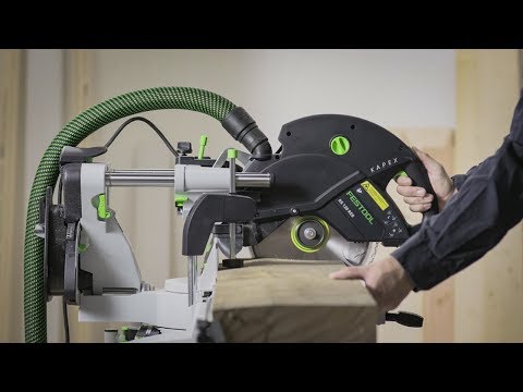 Sliding compound mitre saw | KAPEX KS 120 - Festool