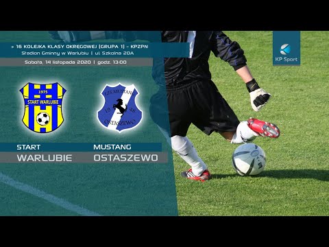 Start Warlubie - Mustang Ostaszewo / LIVE / klasa okręgowa (gr. 1) [14.11.2020]
