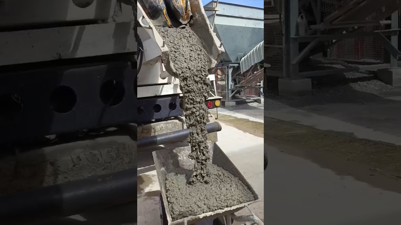 Quality Check and Slump #construction #concrete #civilengineering #concreteworks #shortvideo #mixing