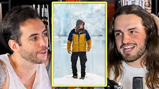 Jordi Wild pregunta a Lethal Crysis qué sintió al poner el pie por primera vez en la ANTÁRTIDA