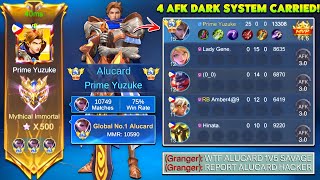 Download lagu 500 Stars Global Alu New Trick to Carry 4 Nub Team in Solo Rank!! 😱 (No Edit Full Gameplay) mp3