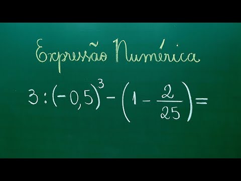 EXPRESSÃO NUMÉRICA com NÚMEROS RACIONAIS - Professora Angela Matemática