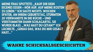 Meine Frau sagte: „Leb auf eigene Kosten!“ Wochen später überraschte ich sie an 