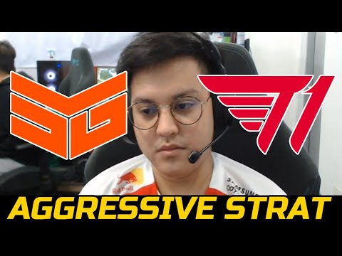 T1 VS SMG GAME 1 - NON STOP AGGRESSIVE STRAT DPC SEA 2022