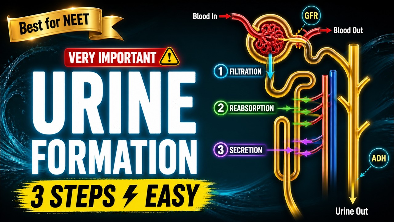 CBSE Class 11 Biology || Urine Formation || By Shiksha House