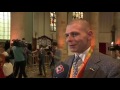 Huldiging paralympiërs in de Grote Kerk in Den Haag