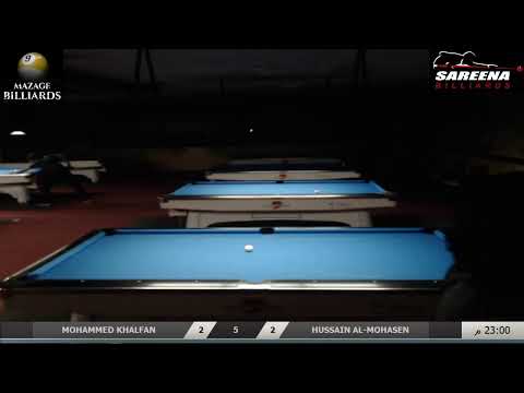 Sareena Pool Club Weekly Tournament T9 / Mohammed Khalfan vs Hussain Al-Mohasen