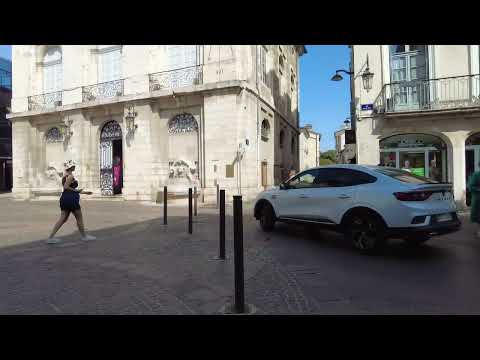 Bourg en Bresse 4k walking tour