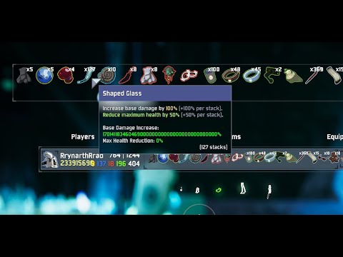 Risk of Rain 2 - 128 Shaped Glass Unique Death