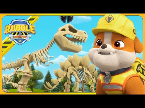 Rubble Delivers Dino Bones and MORE | Rubble and Crew | Cartoons for Kids