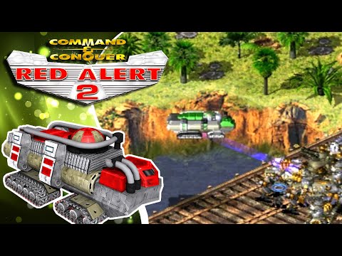 Red Alert 2 | Defending In Middle | (7 vs 1)