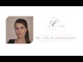 Ma vidéo de présentation | Élodie Teulé