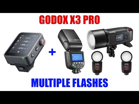 Godox X3 Pro Wireless Flash Trigger w/ Multiple Simultaneous Flashes [ Connect/Link Flash Tutorial ]