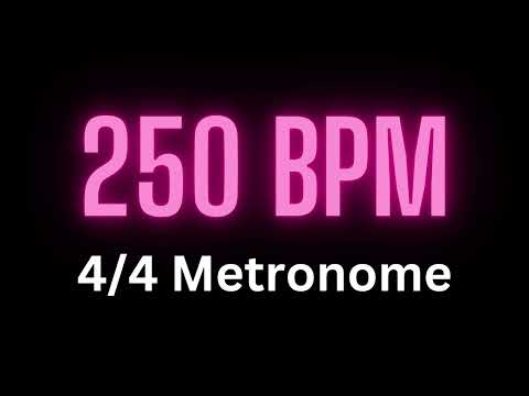 4/4 Metronome - 250 bpm