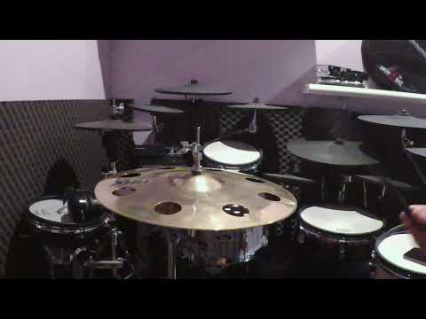 Sabian hi-hat 18" #1 - HHX O-Zone crash + AAX Aero crash