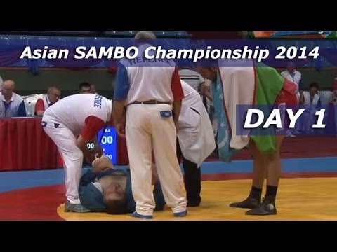 Asian SAMBO Championship — 2014. Day 1