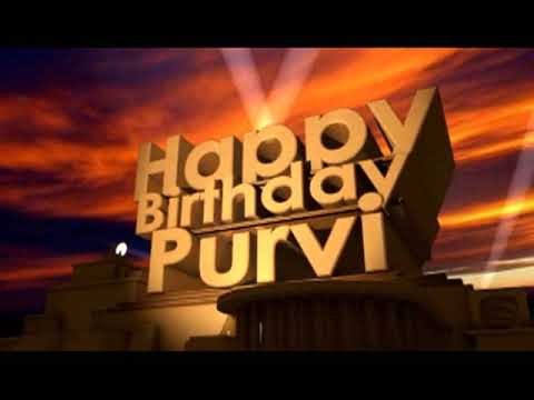 Happy Birthday Purvi