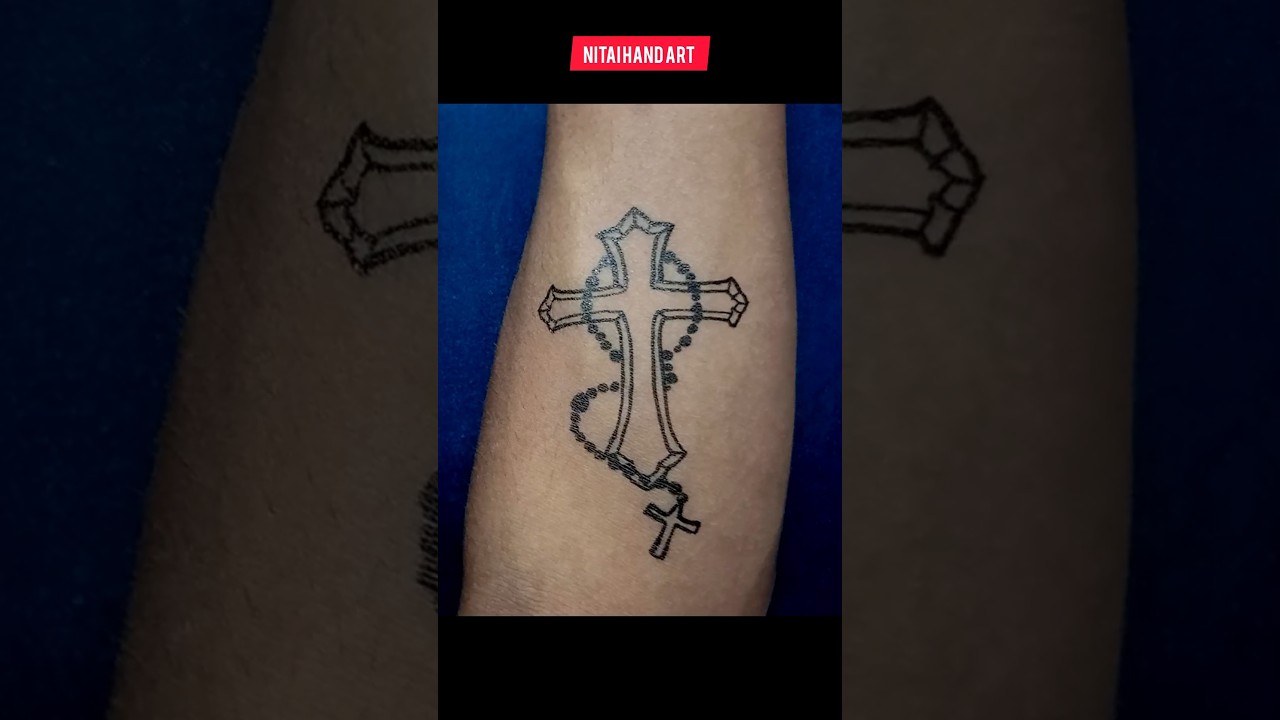 Jesus cross tattoo ✨✨ #jesus #jesuschrist #tattoo #shorts