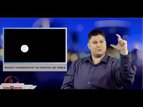 Biggest supermoon of the year will be visible (ASL - 2.18.19)