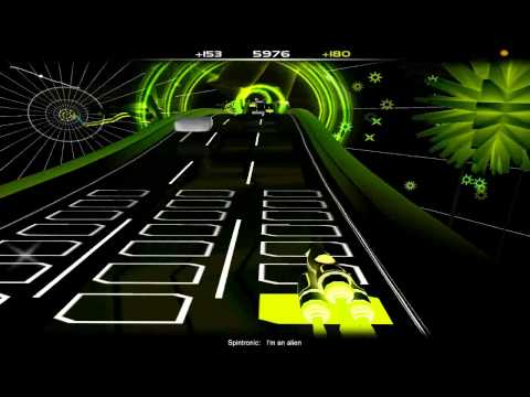 Let´s Audiosurf 8 Bit Tunes #15 [HD] -Spintronic / I´m an Alien-