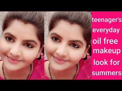 टीनेजर ऐसे करें मेकप कॉलेज के लिए | Teenager's everyday oil free makeup look for summers | RARA  | Video