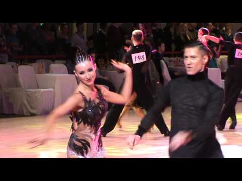 WDSF Open Latin 1/16 samba Vladislav Nikishin - Polina Golubeva