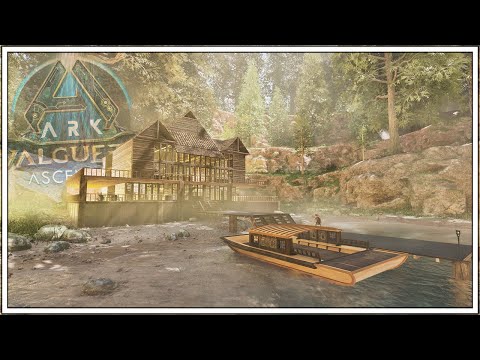 I Built A Cozy Lake Side Cabin In The Woods | Ark: Valguero [Episode 8]
