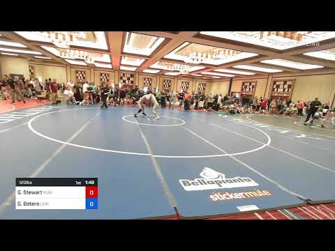 120 Lbs Quarterfinal - Griffin Stewart, Punisher Wrestling Club, Inc. Vs Gauge Botero, Lion's Den