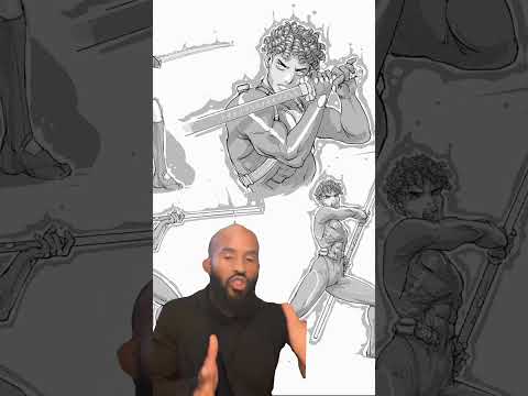 Video: A brief look at one of the characters in my manga Flow Mushin. Art work done by Darren geers!