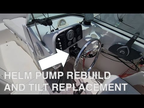 Rebuild and Fix Boat Hydraulic Helm Pump and Tilt Mechanism - Seastar Classic (HA5623)