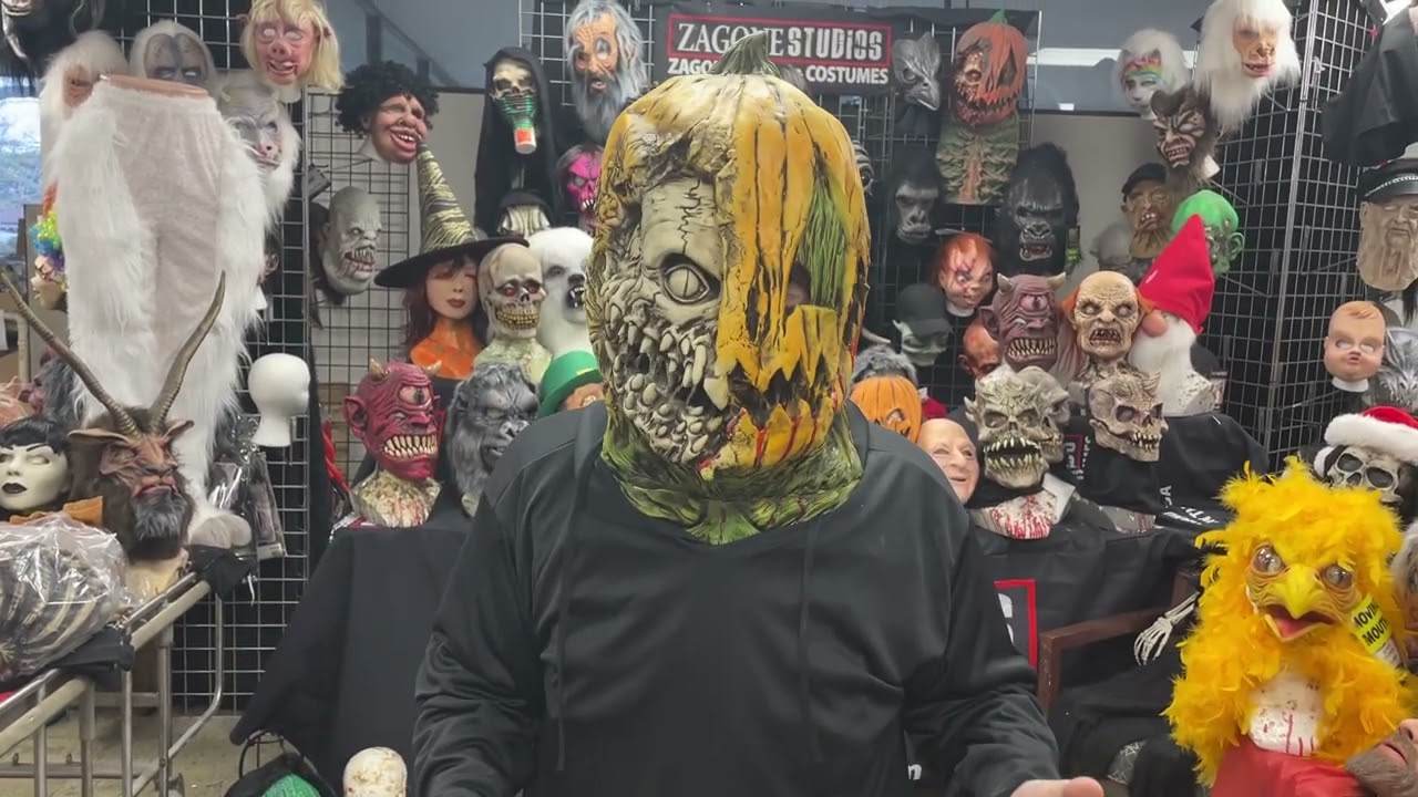 Bad Ass Pumpkin Monster Mask