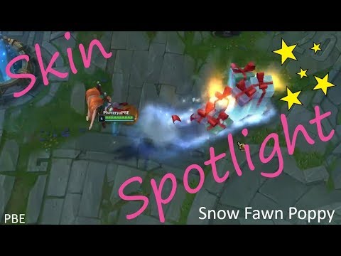 Snow Fawn Poppy ~ Pre-Release Skin Spotlight