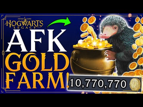 Hogwarts Legacy AMAZING AFK MONEY FARM - Earn Fast / Easy GOLD AFK - 4000 Galleon Per Hour AFK