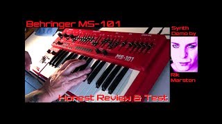 Video thumbnail for Behringer MS-101 Honest Review & Test SH-101 Analog FM Synthesizer Rik Marston by Rik Marston Official