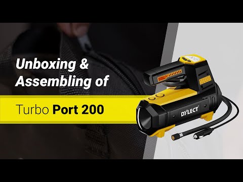 DYLECT - Turbo Port 200 | Tyre Inflator | Unboxing and Assembly | Think Beyond