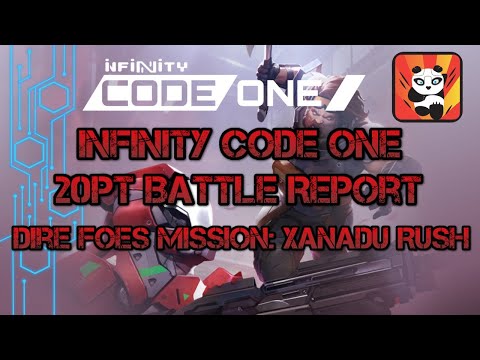 Infinity Code One Battle Report - Operation Crimson Stone Dire Foes - Xanadu Rush (20pts Narrative)