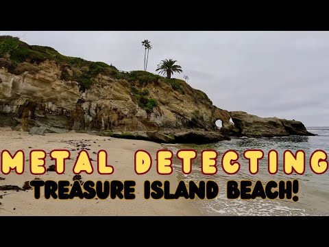 Beach Metal Detecting Treasure Island Beach!