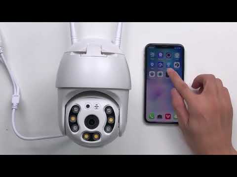 Câmera Speed Dome Ip Full Hd Mais Ptz Wifi Prova De Água 360