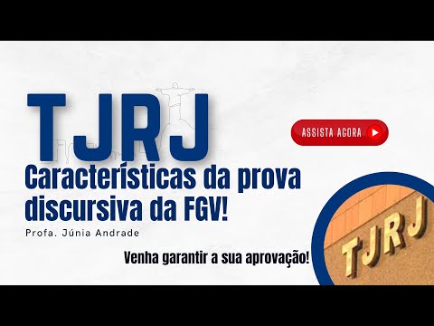 TJRJ - Characteristics of the FGV discursive test!