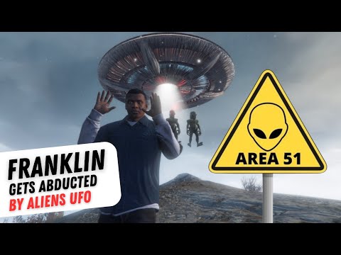 Franklin Gets Abducted by Alien UFO in GTA 5