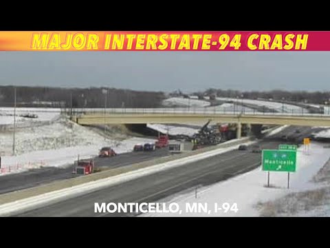 UPDATE: Major Interstate-94 Crash By Monticello, MN