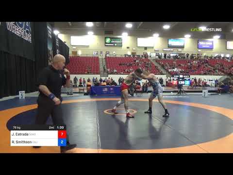 2018 Marine Corps US Open/Masters B Freestyle 78 Rnd Of 16 - Jeffery Estrada (Sons) Vs. Russ Smith