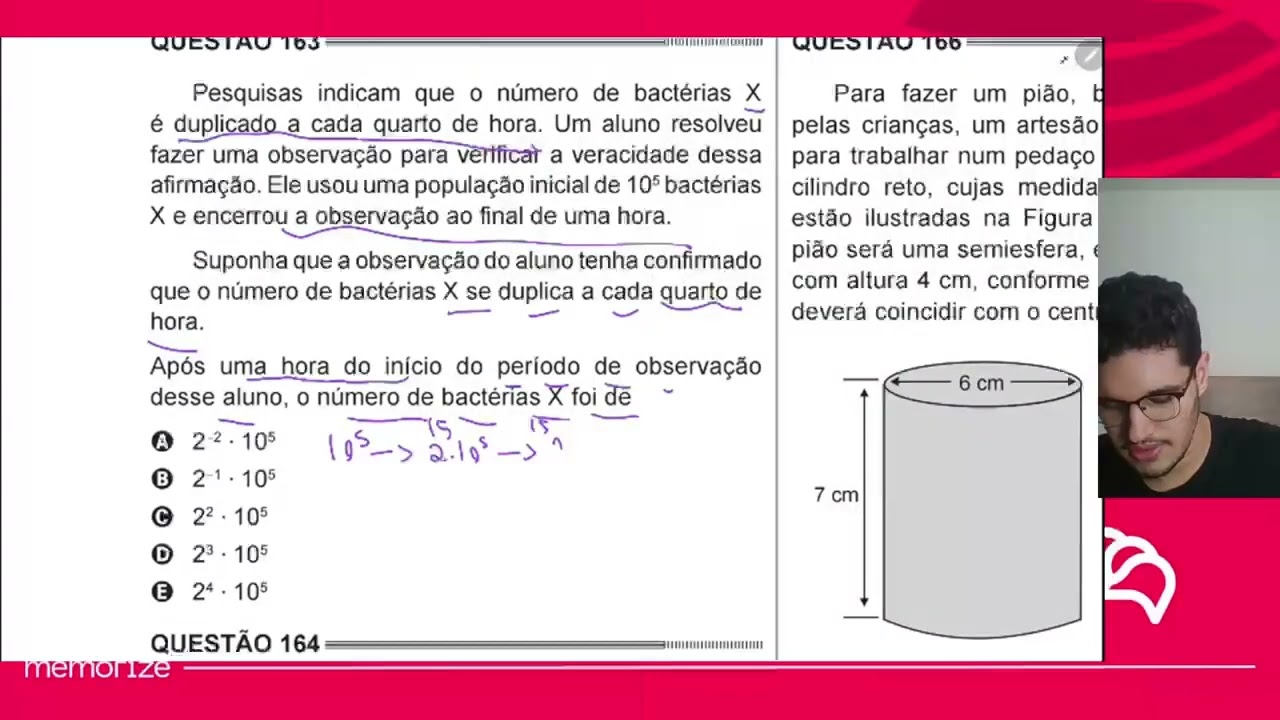Resolução em Vídeo — Questão 163 ENEM 2014 PPL