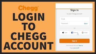 How To Chegg Login 2022? Chegg.com Account Login| Chegg Study Sign In