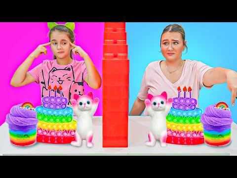 Ruby und Bonnie Zappelspielzeug-Telepathie-Herausforderung