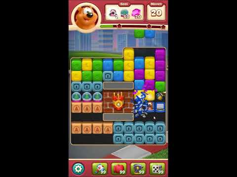 Toon Blast Level 4524 - NO BOOSTERS 🐻🐺🐱 | SKILLGAMING ✔️