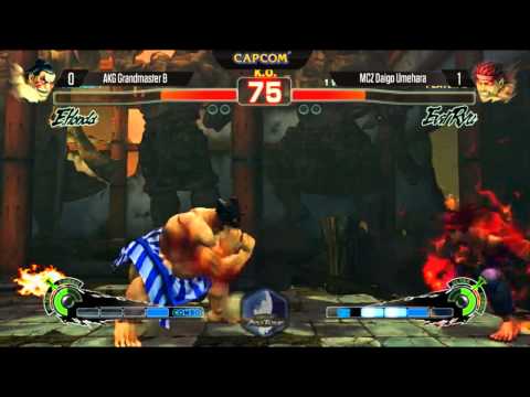 EVO 2014 - USFIV - AKG Grandmaster B vs MCZ Daigo Umehara