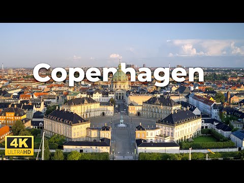 Watch Copenhagen, Denmark in 4K Video Ultra HD with Relaxing Music