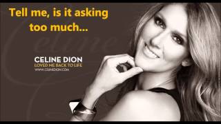Céline Dion - Somebody Loves Somebody (Lyrics)